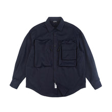 Load image into Gallery viewer, Japanese Loose Big Pocket Shirt