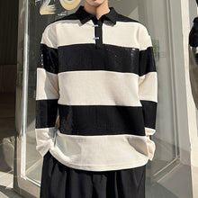 Load image into Gallery viewer, Sequin-paneled Color-block Lapel Top