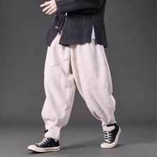 Load image into Gallery viewer, Thickened Faux Lamb Wool Loose Casual Harem Pants