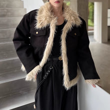 Load image into Gallery viewer, Vintage Thick Plush Cotton Short Jacket