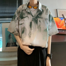 Load image into Gallery viewer, Vintage Tie-dye Floral Casual Shirt