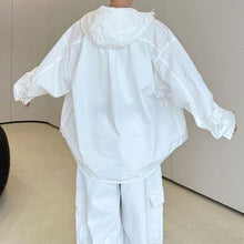 Load image into Gallery viewer, Casual Loose Hooded Shirt Jacket