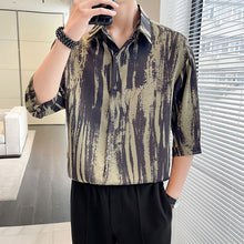 Load image into Gallery viewer, Tie Dye Short Sleeve Casual Shirt