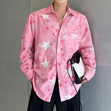 Load image into Gallery viewer, Pink Star Print Shirt