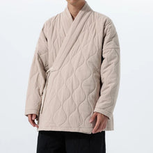 Load image into Gallery viewer, Cross-collar Loose Quilted Coat