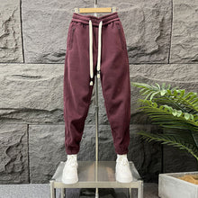 Load image into Gallery viewer, Solid Color Sports Sweatpants Cuffed Casual Loose Harem Pants