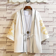 Load image into Gallery viewer, Casual Embroidered Three-quarter Sleeve Top