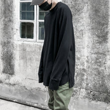 Load image into Gallery viewer, Mid-length Loose Split Hem Bottoming Shirt