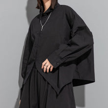 Load image into Gallery viewer, Irregular Slit Long Sleeve Shirt