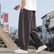 Load image into Gallery viewer, Linen Loose Drape Wide-Leg Pants