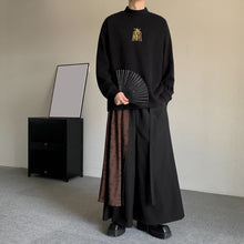 Load image into Gallery viewer, Ancient Chimes Embroidered High Collar Sweatshirt