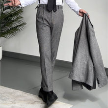Load image into Gallery viewer, Business Slim High Waist Straight Pants