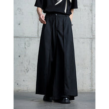 Load image into Gallery viewer, Multi-piece Fake Two-piece Wide-leg Culottes Samurai Pants