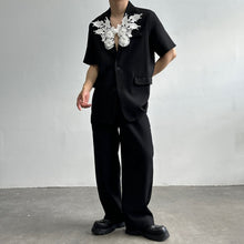 Load image into Gallery viewer, Loose Casual 3D Floral Lapel Blazer