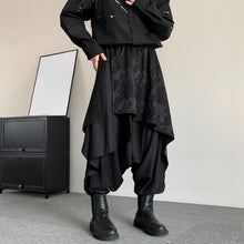 Load image into Gallery viewer, Printed Irregular Culottes Harem Pants