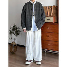 Load image into Gallery viewer, Japanese Faux Two-piece Loose Casual Knit Cardigan