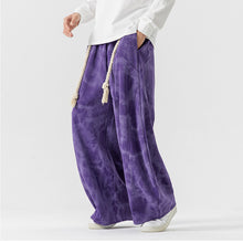 Load image into Gallery viewer, Retro Tie-dye Casual Straight Wide-leg Pants