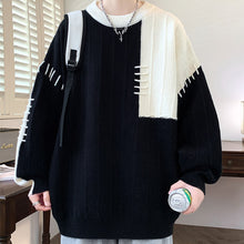 Load image into Gallery viewer, Plush Crew Neck Knitted Loose Sweater