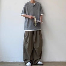 Load image into Gallery viewer, Japanese Retro Loose Pleated Straight Wide-leg Pants