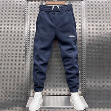 Load image into Gallery viewer, Winter Thickened Velvet Solid Color Harem Pants