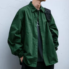 Load image into Gallery viewer, Japanese Retro Textured Long-sleeved Shirt