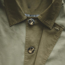 Load image into Gallery viewer, Army Green Lapel Hunting Mid-length Trench Coat