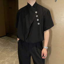 Load image into Gallery viewer, Irregular Loose Button-down Shirt