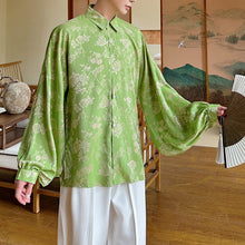 Load image into Gallery viewer, Long-sleeved Patterned Jacquard Loose Casual Shirt