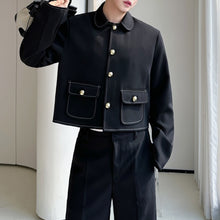 Load image into Gallery viewer, Solid Color Lapel Short Jacket