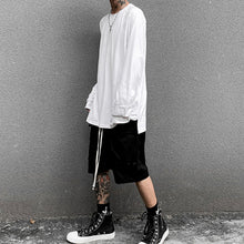 Load image into Gallery viewer, Mid-length Loose Split Hem Bottoming Shirt