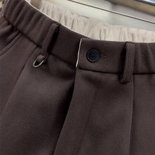 Load image into Gallery viewer, Slightly Tapered Loose Drape Elastic Waist Trousers
