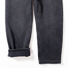 Load image into Gallery viewer, Loose Straight-leg Velvet Denim Casual Pants