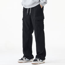 Load image into Gallery viewer, Corduroy Plus Velvet Thickened Large Pocket Pants