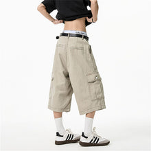 Load image into Gallery viewer, American Loose Straight Knee-length Casual Pants
