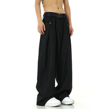 Load image into Gallery viewer, Straight Wide-leg Retro Loose Suit Trousers