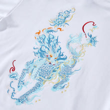 Load image into Gallery viewer, Embroidered Hooded Loose-fitting Pullover Sweatshirt