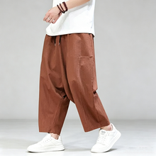 Load image into Gallery viewer, Drop-crotch Loose Lantern Harem Pants