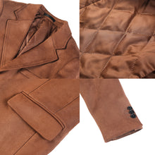Load image into Gallery viewer, Suede Wool Mid-length Trench Coat