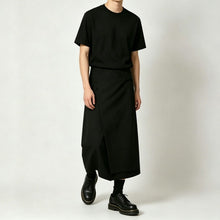 Load image into Gallery viewer, Wide-Leg Loose-Fit Culottes Skirt-Pants