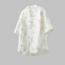 Load image into Gallery viewer, Tie-dyed Thin Breathable Stand-up Collar Shirt