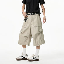 Load image into Gallery viewer, American Loose Straight Knee-length Casual Pants