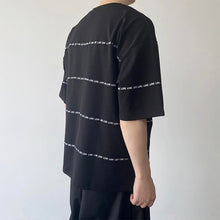 Load image into Gallery viewer, Webbing Crew Neck Short Sleeve T-Shirt