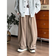 Load image into Gallery viewer, Japanese Loose-fitting Textured Wide-leg Pants