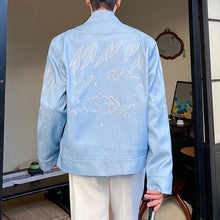 Load image into Gallery viewer, Simple Embroidered Short Retro Cardigan