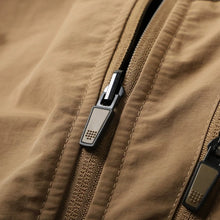 Load image into Gallery viewer, Japanese Reversible Work Jacket Windproof Waterproof Stand Collar Fleece Lined Warm Sherpa Coat