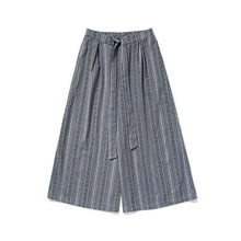 Load image into Gallery viewer, Loose Culottes Harem Stripe Casual Pants