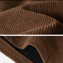 Load image into Gallery viewer, Corduroy Straight-leg Elasticated High-waisted Wide-leg Shorts