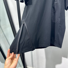 Load image into Gallery viewer, Asymmetric Zippered Loose Casual T-shirt
