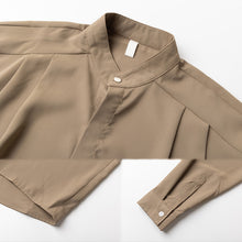 Load image into Gallery viewer, Vintage Casual Loose Stand-collar Button-down Shirt