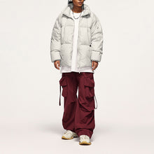 Load image into Gallery viewer, Solid Color High Collar Warm Down Jacket